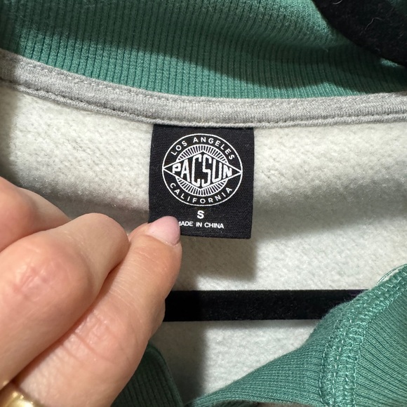 PacSun San Francisco Rugby Oversized Sweatshirt| Crew Neck Sweater| - Picture 3 of 4